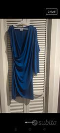 vestito donna blu elettrico taglia M/L