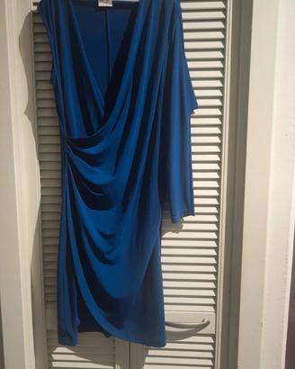 vestito donna blu elettrico taglia M/L