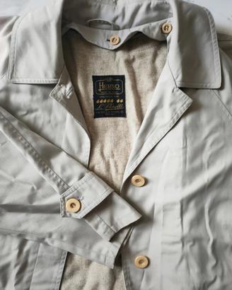 HERNO Trench autunnale vintage 70s unisex
