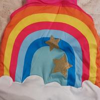 vestito bimba arcobaleno