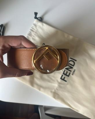 Cintura fendi marrone nuova