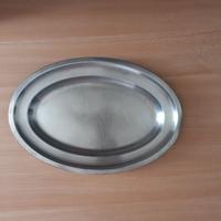 vassoio ovale acciaio inox 