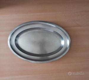 vassoio ovale acciaio inox 