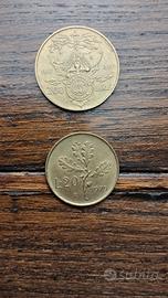 200 lire  e 20 lire