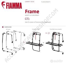 PORTA-BICI FIAMMA CARRY-BIKE FRAME DEEP BLACK