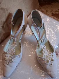 Scarpe Sposa"Guido La Rocca" con tacco alto 7,4 cm