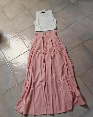 Vestito da donna, top + gonna
