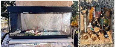 Acquario 90 litri completo
