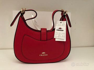 Splendida borsa a spalla rosso