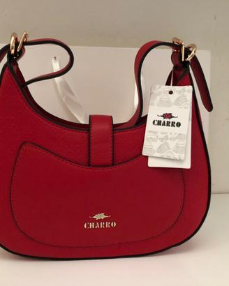 Splendida borsa a spalla rosso