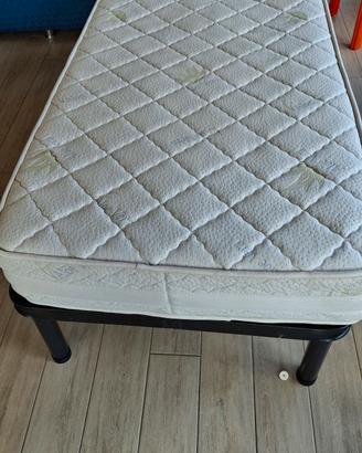 rete e materasso 1 piazza