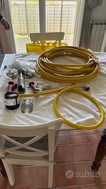 Kit Professionale Gas CSST - Tubo Inox 18m + Tagli