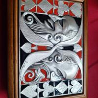 Scatola lastra argento Ottaviani