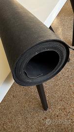 Tessuto lavabile di carta kraft 8,5x1,5 m nero.