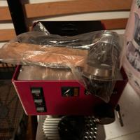 Macchina caffe profesionale uso domestico in pelle