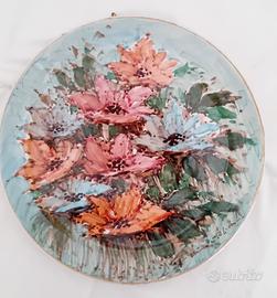 piatto ceramica Albisola  anni 60-70 