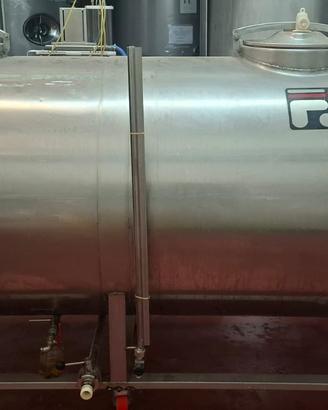 Cisterna Orizzontale in Acciaio Inox per Olio