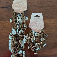 NUOVA Set di gioielli alla moda con piccole conchi