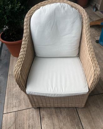 Poltroncina vimini