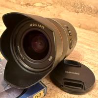 Samyang 24mm F1.8 per Sony E-Mount