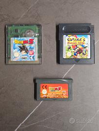 Lotto 3 Giochi Game Boy Color Advance