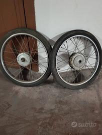 cerchi a raggi piaggio ciao 2x17