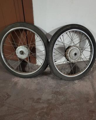 cerchi a raggi piaggio ciao 2x17