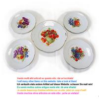 Vassoio e 4 piatti frutta - dessert, anni 30