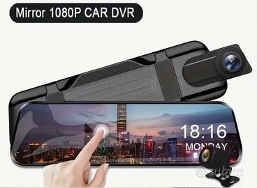 Dashcam con telecamera ant. 1080p e post 720 touch