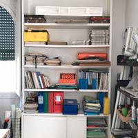 Librerie artigianali in legno bianco