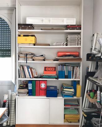 Librerie artigianali in legno bianco