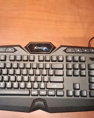 Tastiera gaming retroilluminata 