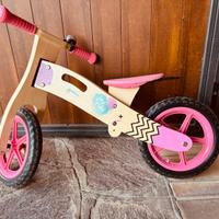 Bicicletta in legno bambina