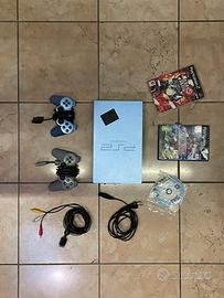 Sony PlayStation 2 PS2 Fat Aqua Blue Console