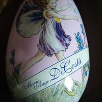 scatola uovo in latta da collezione 