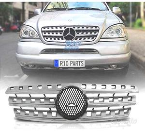 GRIGLIA MERCEDES CLASSE ML W163 98-05 CROMO ARGENT