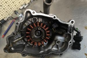 Carter alternatore completo di pompa acqua