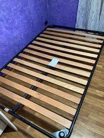 Rete 1 piazza e mezza + materasso 1 piazza e mezza