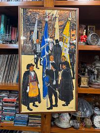Quadro Serigrafia  parata in costume Giuseppe