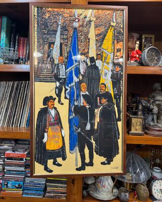 Quadro Serigrafia  parata in costume Giuseppe