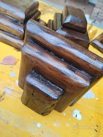 mensole artigianali in legno
