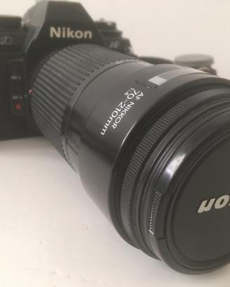 Nikon af n2020 + nikon af nikkor 70-210 1:4