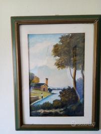 Quadro dipinto a mano,R.Bocchi,prezzo da concord