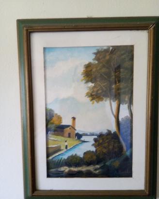 Quadro dipinto a mano,R.Bocchi,prezzo da concord