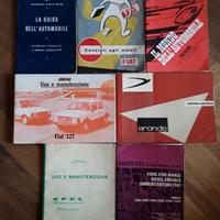 Manuali auto d'epoca e altro