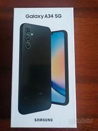 SAMSUNG A34 CON CUSTODIA E 3 VETRO PROTEZIONE