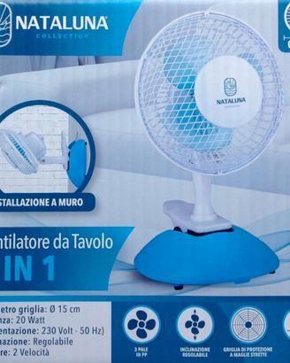 Ventilatore Da Tavolo Scrivania Nataluna 2 In 1