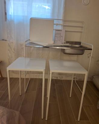 Mini cucina SUNNRESTE IKEA + 2 tavolini