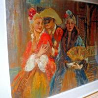 Vincenzo La Bella Dipinto fine 800 + cornice 85x65