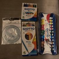 Lotto Nuovo ,  colori Giotto + goniometro